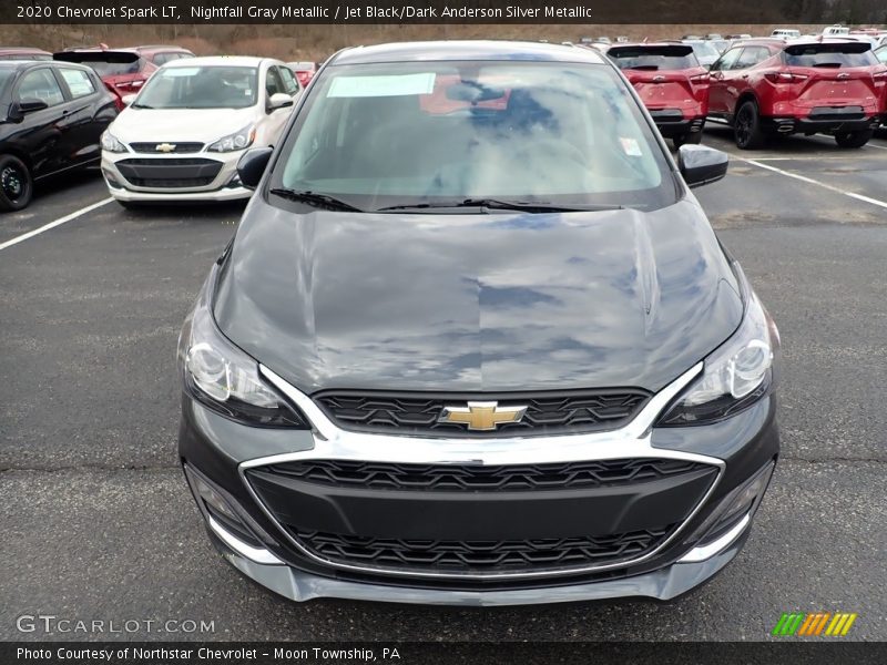 Nightfall Gray Metallic / Jet Black/Dark Anderson Silver Metallic 2020 Chevrolet Spark LT