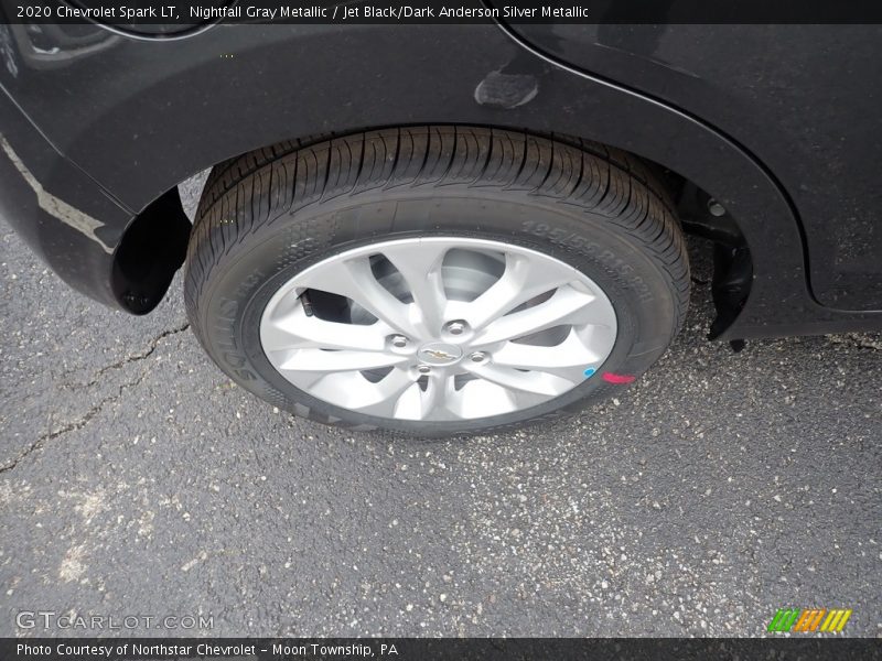 Nightfall Gray Metallic / Jet Black/Dark Anderson Silver Metallic 2020 Chevrolet Spark LT