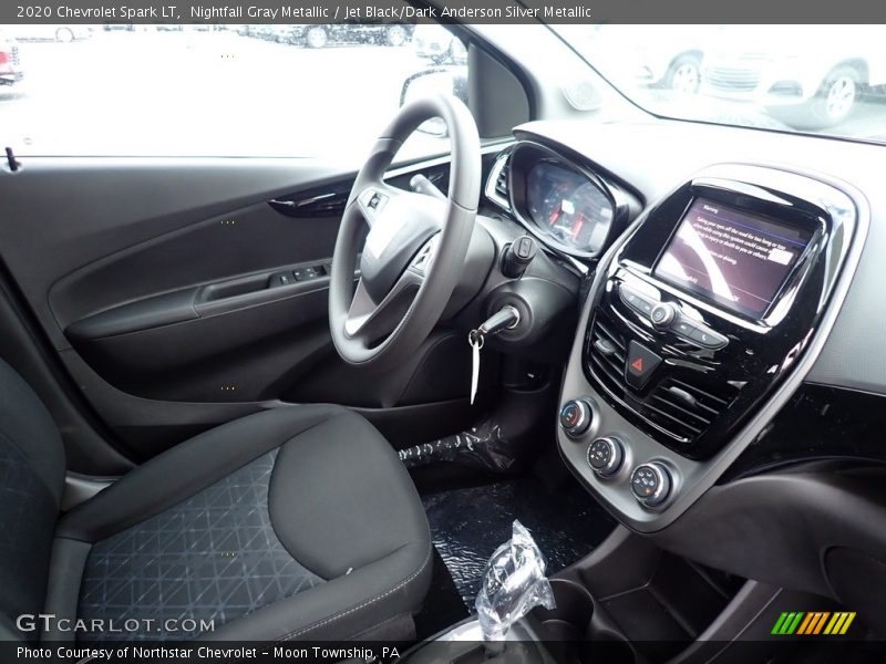Nightfall Gray Metallic / Jet Black/Dark Anderson Silver Metallic 2020 Chevrolet Spark LT