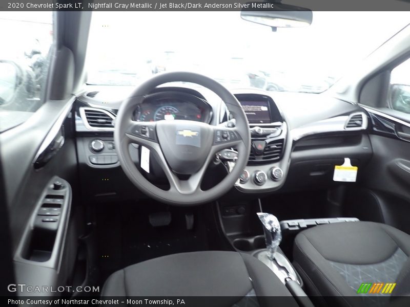 Nightfall Gray Metallic / Jet Black/Dark Anderson Silver Metallic 2020 Chevrolet Spark LT