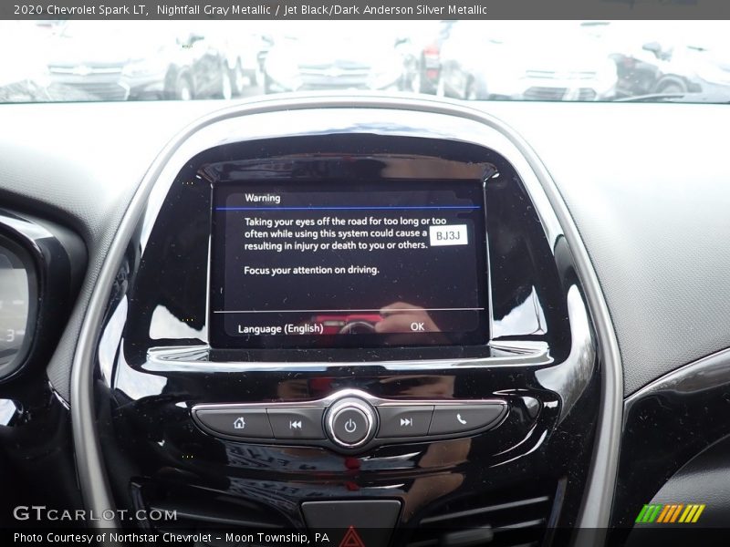 Nightfall Gray Metallic / Jet Black/Dark Anderson Silver Metallic 2020 Chevrolet Spark LT