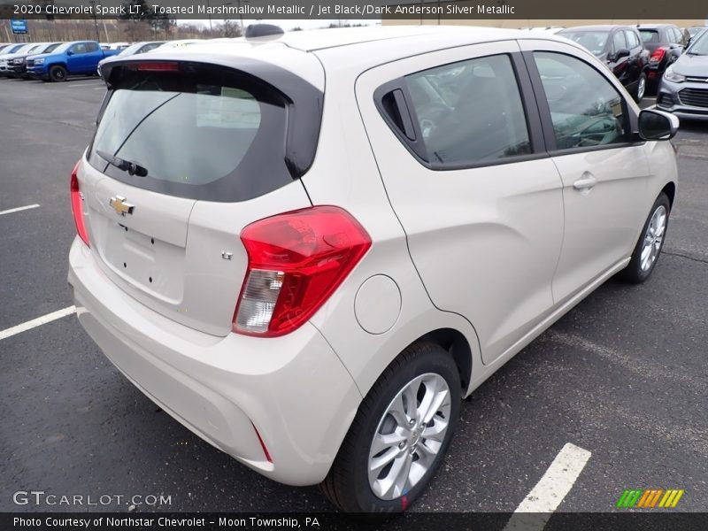 Toasted Marshmallow Metallic / Jet Black/Dark Anderson Silver Metallic 2020 Chevrolet Spark LT