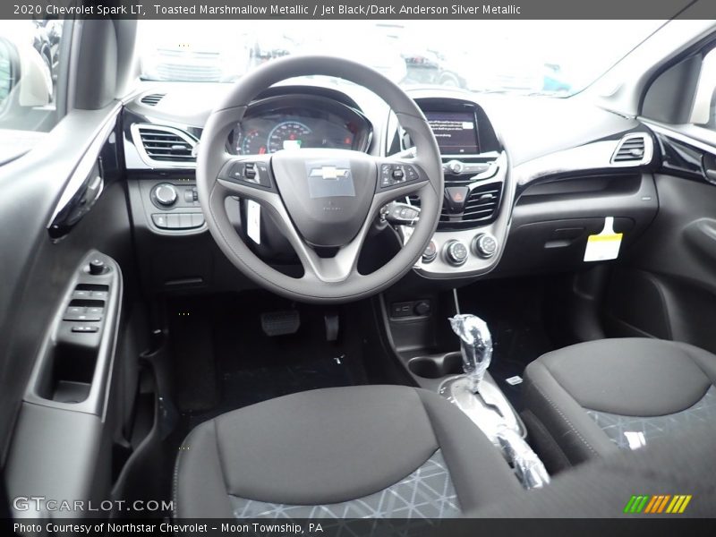 Toasted Marshmallow Metallic / Jet Black/Dark Anderson Silver Metallic 2020 Chevrolet Spark LT