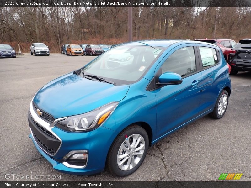 Caribbean Blue Metallic / Jet Black/Dark Anderson Silver Metallic 2020 Chevrolet Spark LT