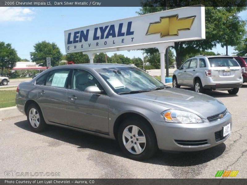 Dark Silver Metallic / Gray 2006 Chevrolet Impala LS