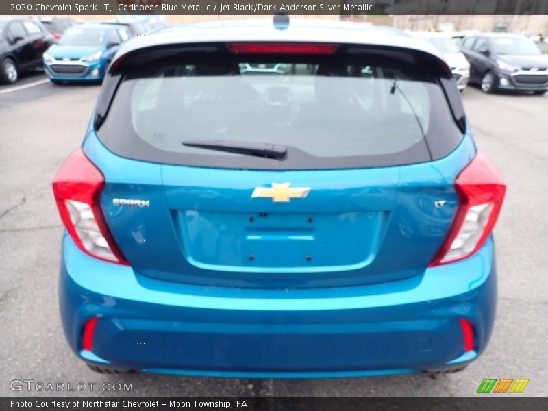 Caribbean Blue Metallic / Jet Black/Dark Anderson Silver Metallic 2020 Chevrolet Spark LT