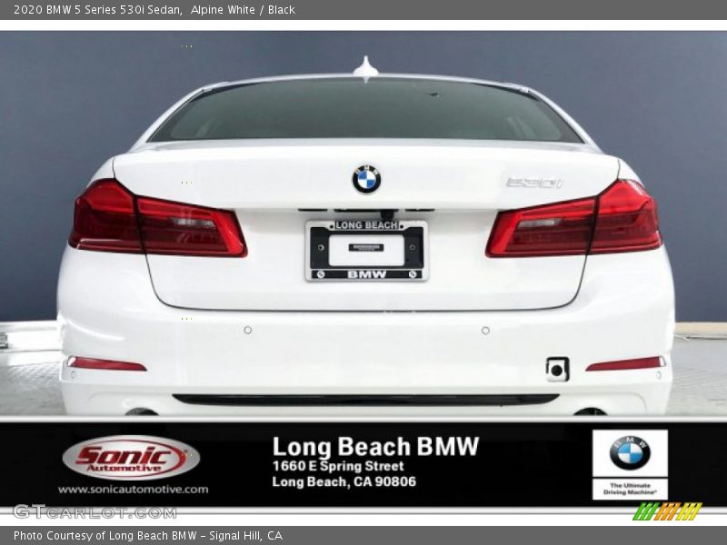 Alpine White / Black 2020 BMW 5 Series 530i Sedan