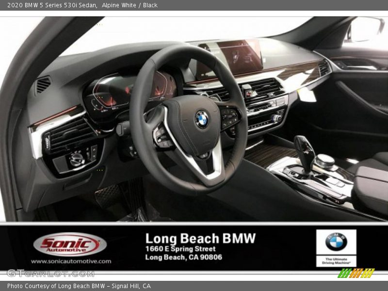 Alpine White / Black 2020 BMW 5 Series 530i Sedan