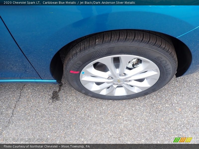 Caribbean Blue Metallic / Jet Black/Dark Anderson Silver Metallic 2020 Chevrolet Spark LT