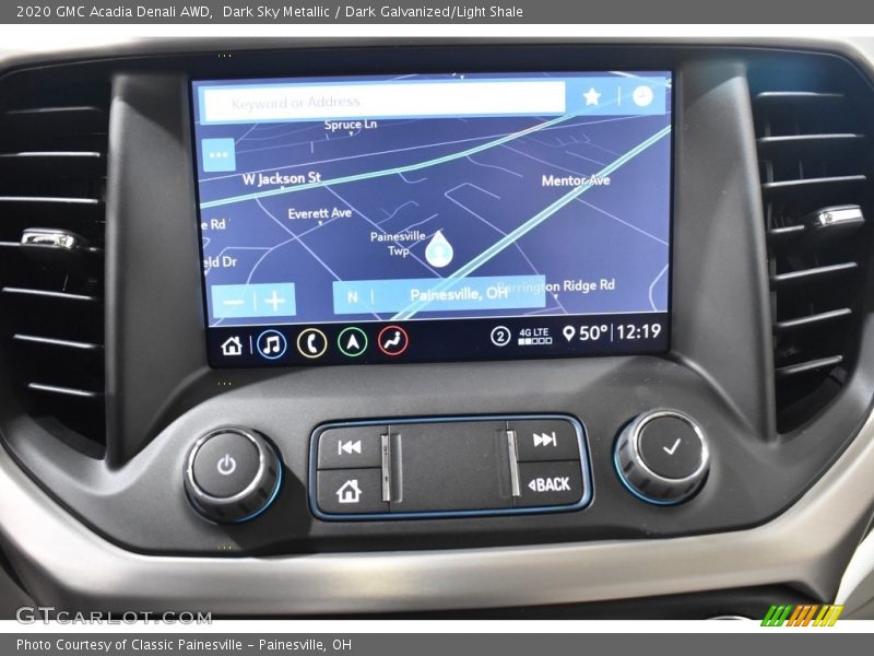 Dark Sky Metallic / Dark Galvanized/Light Shale 2020 GMC Acadia Denali AWD