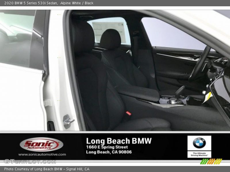 Alpine White / Black 2020 BMW 5 Series 530i Sedan