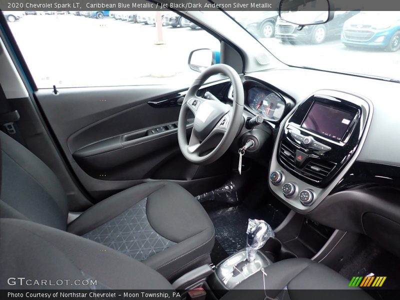 Caribbean Blue Metallic / Jet Black/Dark Anderson Silver Metallic 2020 Chevrolet Spark LT