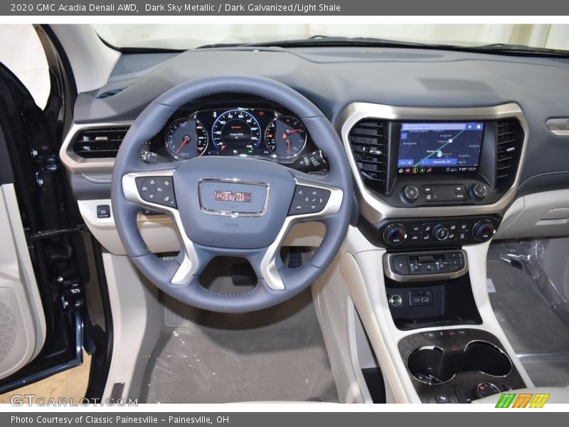 Dark Sky Metallic / Dark Galvanized/Light Shale 2020 GMC Acadia Denali AWD