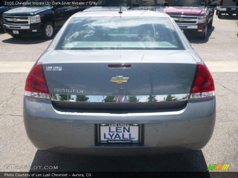 Dark Silver Metallic / Gray 2006 Chevrolet Impala LS