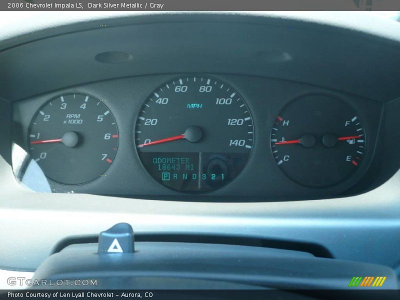 Dark Silver Metallic / Gray 2006 Chevrolet Impala LS