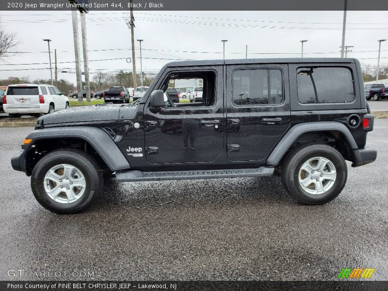 Black / Black 2020 Jeep Wrangler Unlimited Sport 4x4