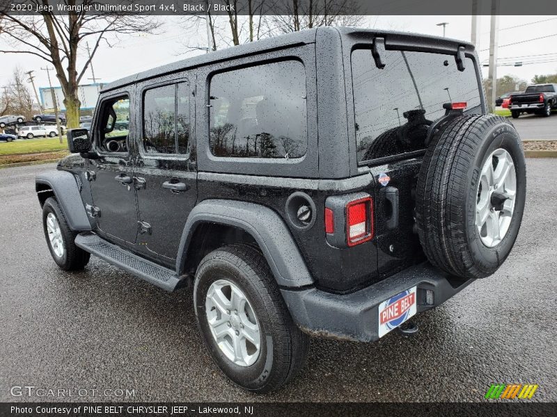 Black / Black 2020 Jeep Wrangler Unlimited Sport 4x4
