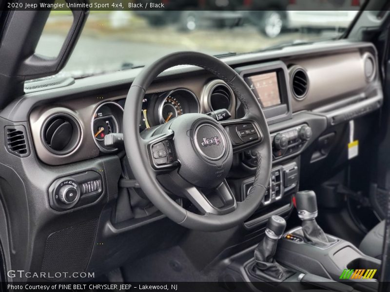 Dashboard of 2020 Wrangler Unlimited Sport 4x4