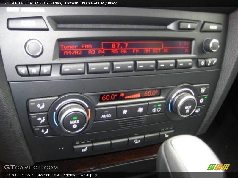 Tasman Green Metallic / Black 2009 BMW 3 Series 328xi Sedan