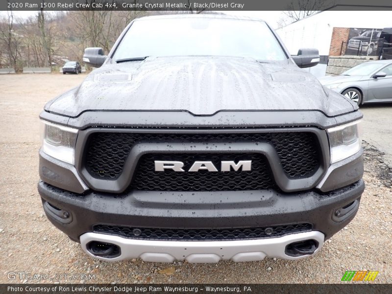 Granite Crystal Metallic / Black/Diesel Gray 2020 Ram 1500 Rebel Crew Cab 4x4