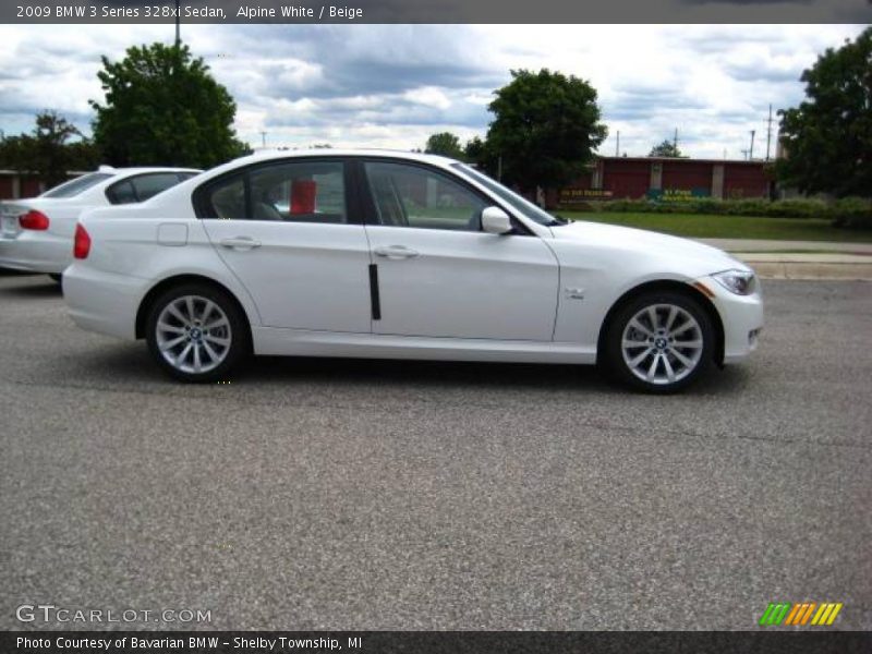 Alpine White / Beige 2009 BMW 3 Series 328xi Sedan