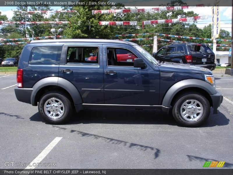 Modern Blue Pearl / Dark Slate Gray 2008 Dodge Nitro SXT 4x4