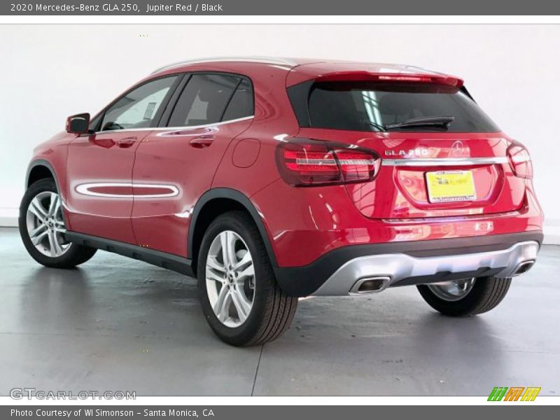 Jupiter Red / Black 2020 Mercedes-Benz GLA 250