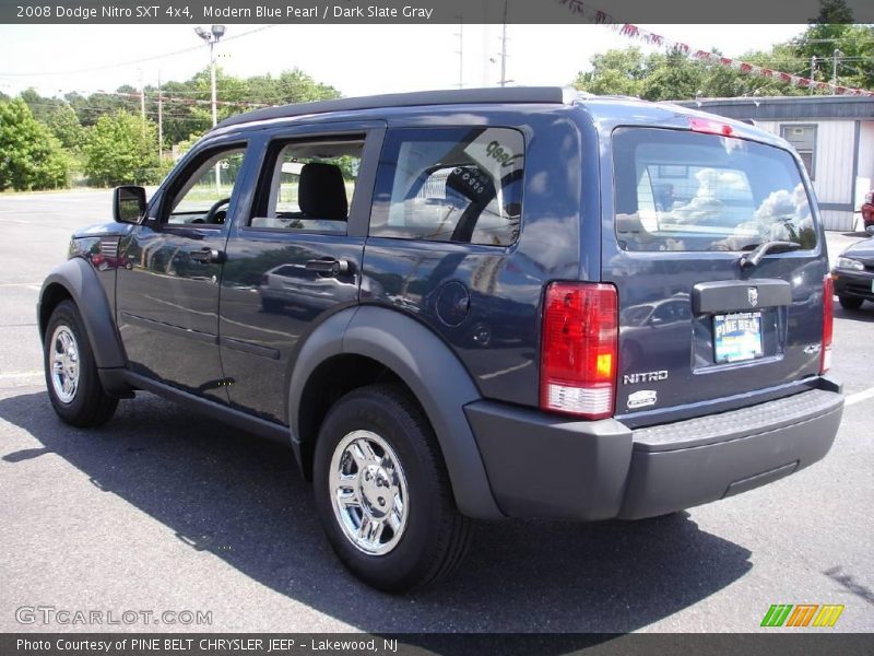 Modern Blue Pearl / Dark Slate Gray 2008 Dodge Nitro SXT 4x4