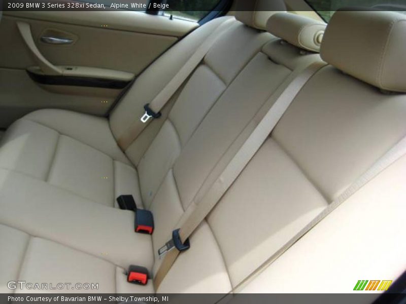 Alpine White / Beige 2009 BMW 3 Series 328xi Sedan