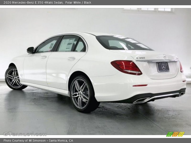 Polar White / Black 2020 Mercedes-Benz E 350 4Matic Sedan