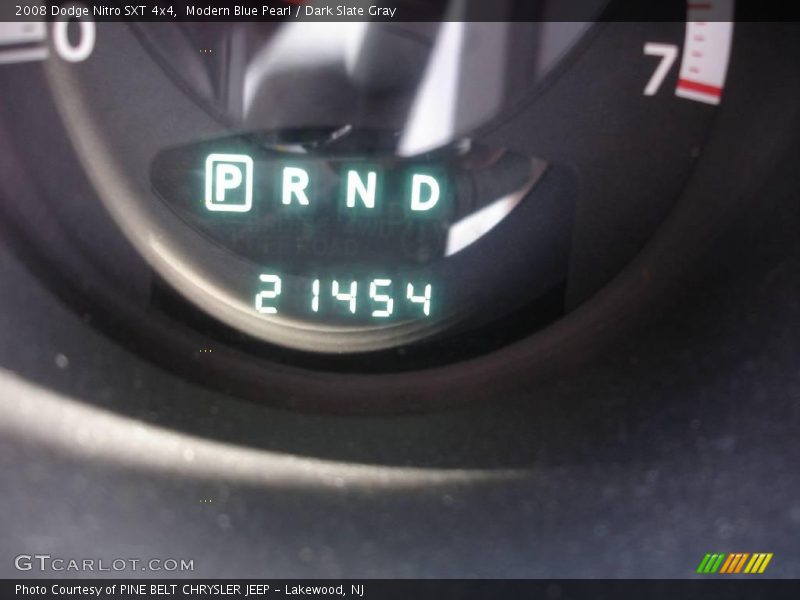 Modern Blue Pearl / Dark Slate Gray 2008 Dodge Nitro SXT 4x4