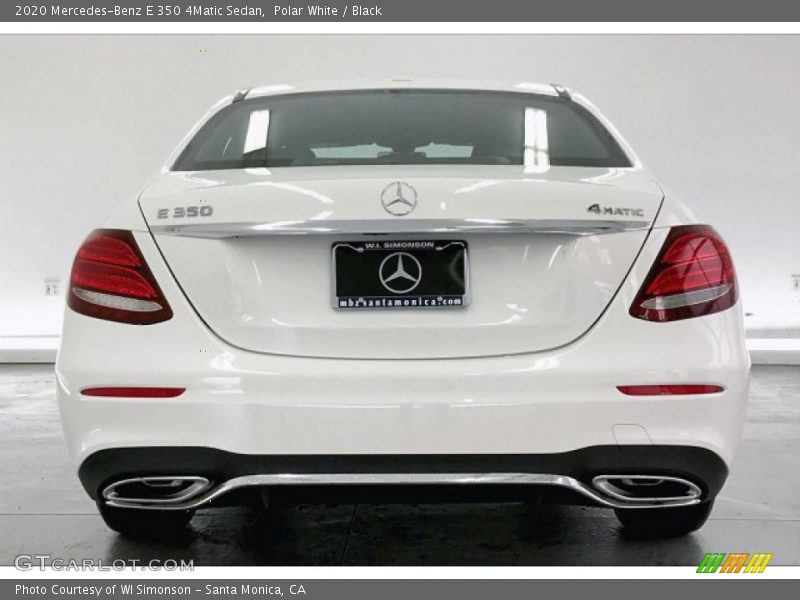 Polar White / Black 2020 Mercedes-Benz E 350 4Matic Sedan