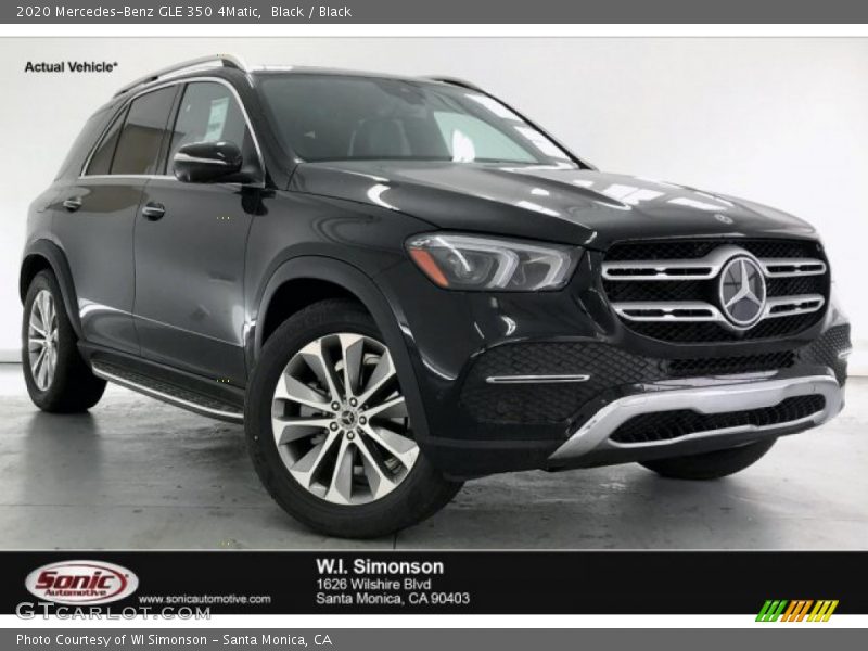 Black / Black 2020 Mercedes-Benz GLE 350 4Matic