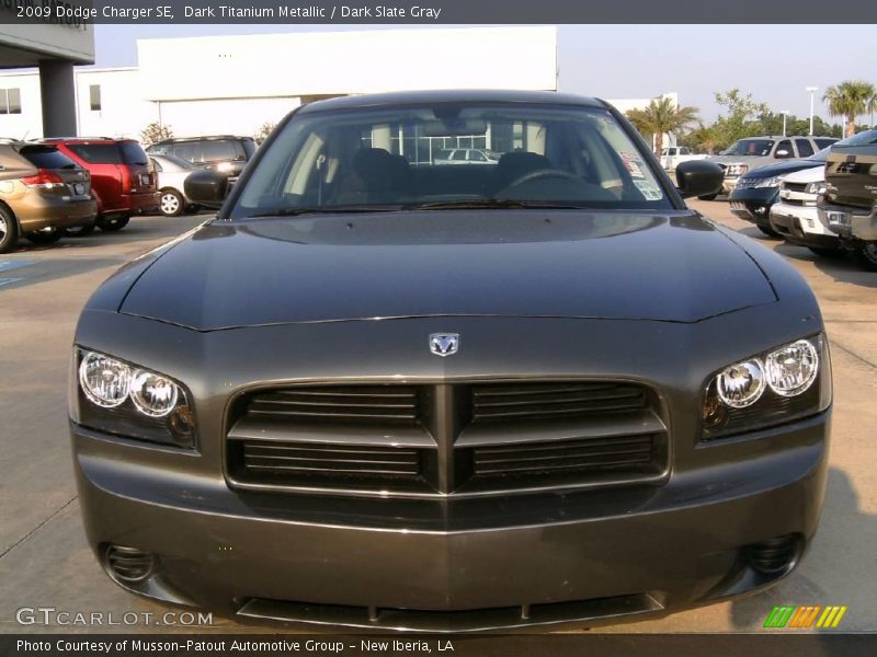 Dark Titanium Metallic / Dark Slate Gray 2009 Dodge Charger SE