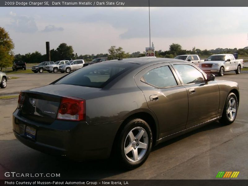 Dark Titanium Metallic / Dark Slate Gray 2009 Dodge Charger SE