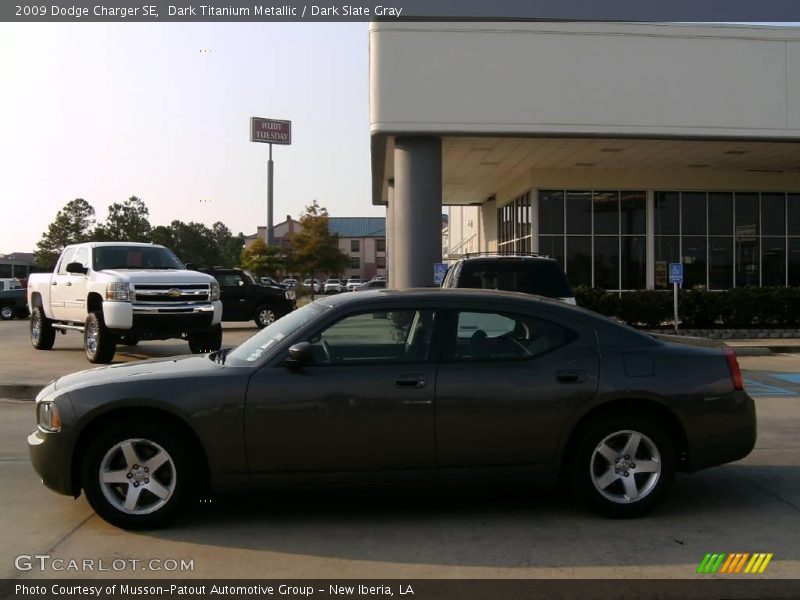 Dark Titanium Metallic / Dark Slate Gray 2009 Dodge Charger SE