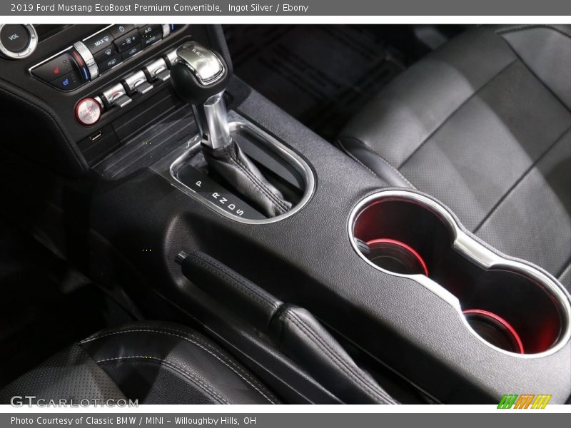 Ingot Silver / Ebony 2019 Ford Mustang EcoBoost Premium Convertible
