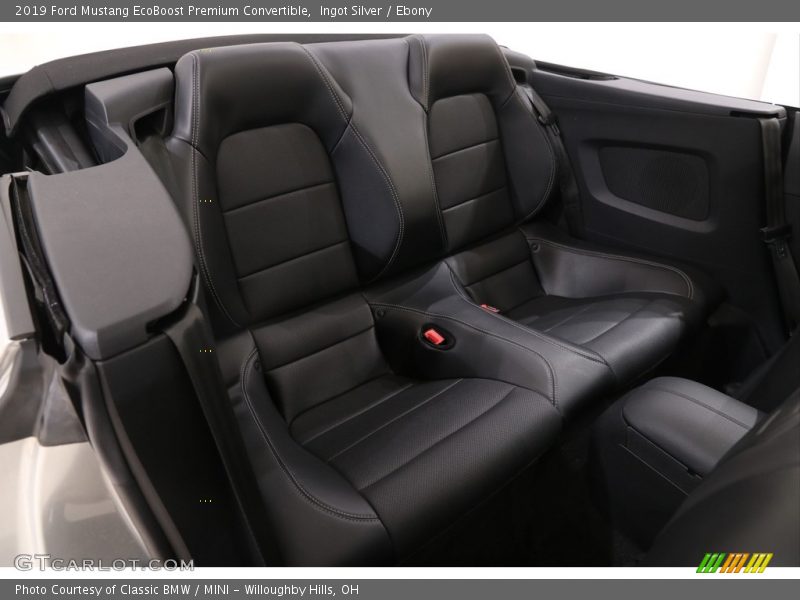 Ingot Silver / Ebony 2019 Ford Mustang EcoBoost Premium Convertible