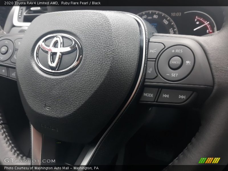 Ruby Flare Pearl / Black 2020 Toyota RAV4 Limited AWD
