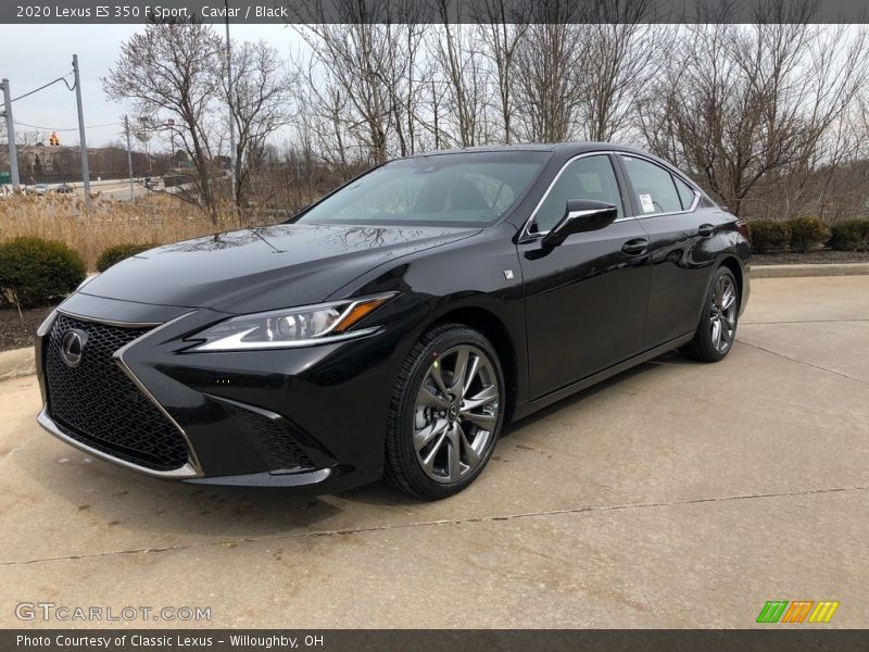 Caviar / Black 2020 Lexus ES 350 F Sport