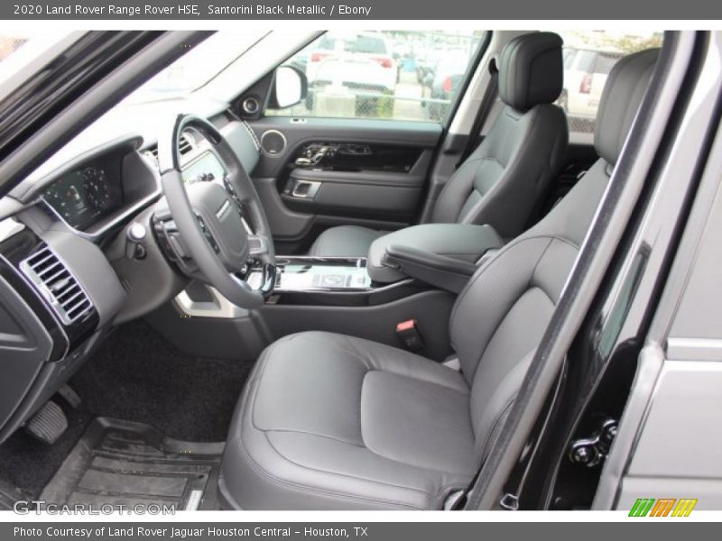 Front Seat of 2020 Range Rover HSE