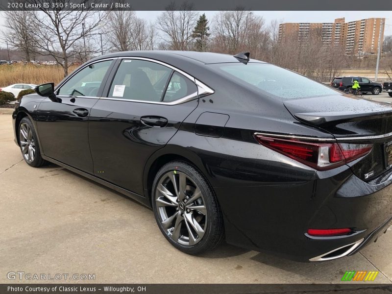 Caviar / Black 2020 Lexus ES 350 F Sport