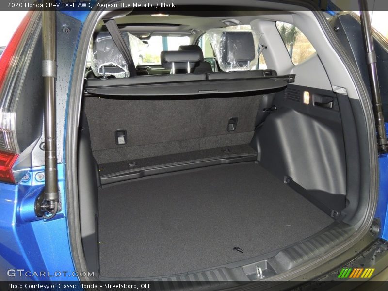 Aegean Blue Metallic / Black 2020 Honda CR-V EX-L AWD