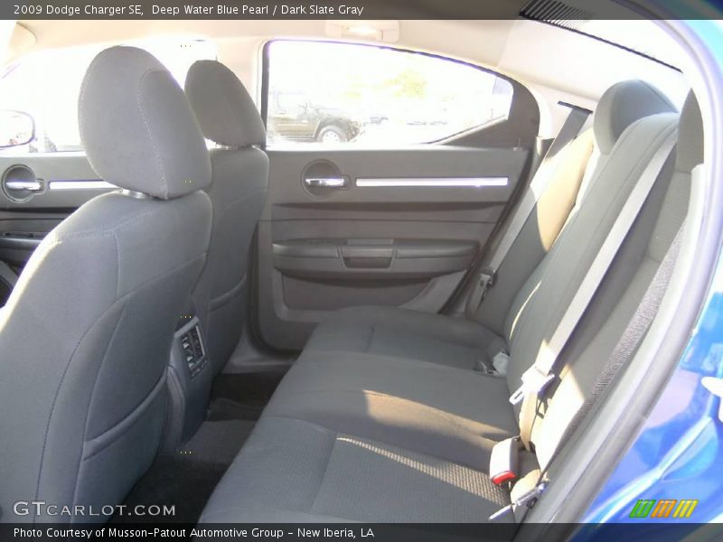 Deep Water Blue Pearl / Dark Slate Gray 2009 Dodge Charger SE