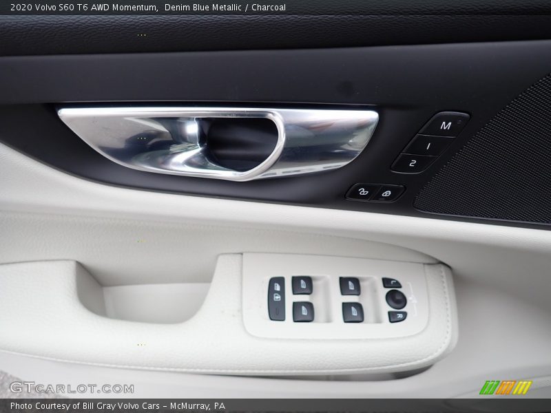 Denim Blue Metallic / Charcoal 2020 Volvo S60 T6 AWD Momentum