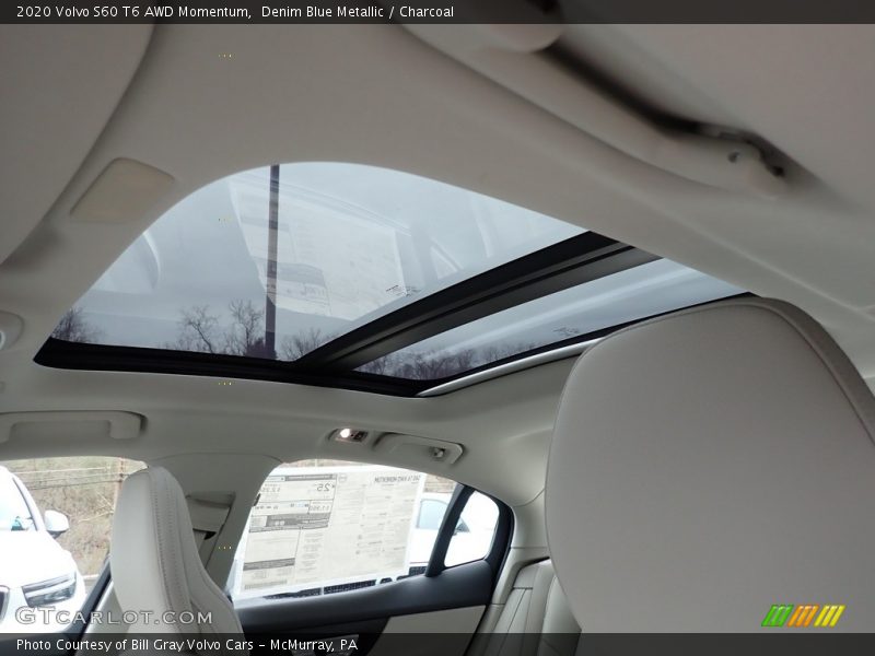 Denim Blue Metallic / Charcoal 2020 Volvo S60 T6 AWD Momentum