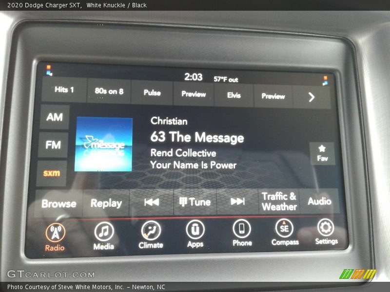 White Knuckle / Black 2020 Dodge Charger SXT