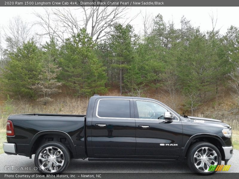  2020 1500 Longhorn Crew Cab 4x4 Diamond Black Crystal Pearl