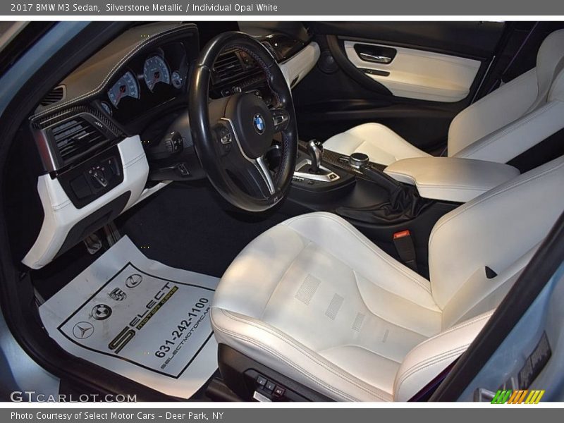  2017 M3 Sedan Individual Opal White Interior