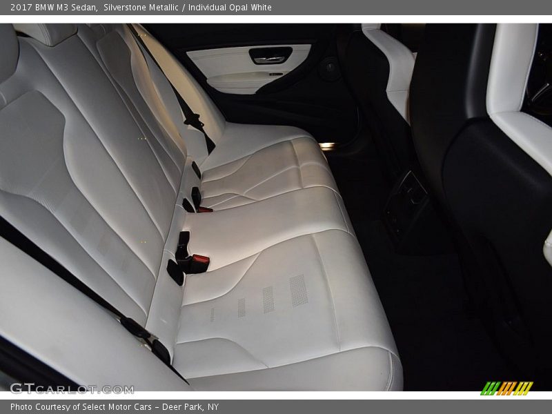 Silverstone Metallic / Individual Opal White 2017 BMW M3 Sedan